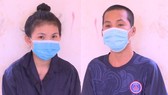 Lê Thị Mỹ Tiên và Nguyễn Thành Vinh tại cơ quan công an