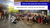 Công an Tiền Giang mật phục dưới mưa ngăn hàng chục “quái xế” đua xe trái phép