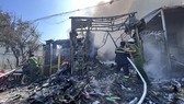 Cháy lớn làm thiệt hại 4 căn nhà ở An Giang