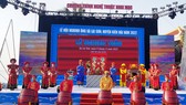 Biểu diễn trống hội khai mạc Lễ hội Nghinh Ông Kiên Hải năm 2022. Ảnh: QUỐC BÌNH.