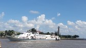 Tàu cao tốc Superdong từ Rạch Giá đi Phú Quốc. Ảnh: QUỐC BÌNH