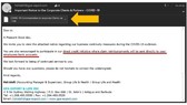 Một ví dụ về email lừa đảo được phát hiện bởi Kaspersky