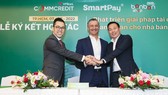 Đại diện VPBank, SmartPay và DMSpro ký kết hợp tác