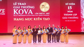 17 tập thể và cá nhân được trao tặng giải thưởng Kova 2017