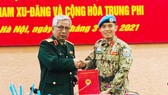 Sĩ quan Việt Nam được cử đi làm nhiệm vụ tại trụ sở Liên hợp quốc