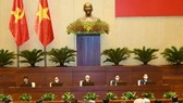 Hội nghị Văn hóa toàn quốc đã khai mạc sáng 24-11 tại Phòng họp Diên Hồng. Ảnh: VIẾT CHUNG