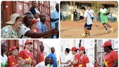 Từ Nam Sudan, những người lính mũ nồi xanh đã tổ chức nhiều hoạt động thể thao. Ảnh: NGUYỄN ĐẢM