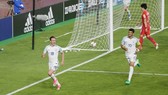 Niềm vui của Anh sau bàn thắng vào lưới Hàn Quốc