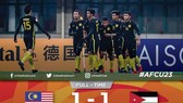 Malaysia thắp lại hy vọng sau trận hòa trước Jordan