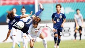 Đội nữ Việt Nam không thể gây bất ngờ trước Nhật Bản. Ảnh: Đoàn Nhật