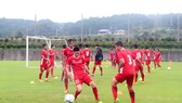 U19 Việt Nam tự tin trước giờ nhập cuộc. Ảnh: ĐOÀN NHẬT