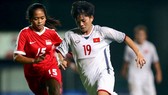 Việt Nam dễ dàng giành 3 điểm trước Singapore. Ảnh: Đoàn Nhật