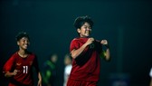 Tuyết Ngân tỏa sáng cùng đội U19 nữ Việt Nam ở vòng loại. Ảnh: MINH HOÀNG
