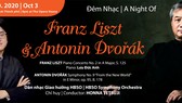 Giám đốc Âm nhạc Honna Tetsuji và nghệ sĩ piano Lưu Đức Anh sẽ tham gia đêm nhạc Franz Liszt và Antonin Dvorak