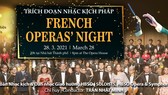HBSO sẽ mở đầu mùa diễn bằng chương trình Nhạc kịch Pháp vào 20 giờ ngày 28-3-2021 tại Nhà hát thành phố.