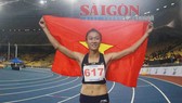 Lê Tú Chinh đoạt HC Vàng ở cự ly 200m. Ảnh: DŨNG PHƯƠNG