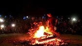 The fire dance festival of Red Dao ethnic group (Photo: VNA)