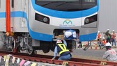 Metro coaches placed on tracks