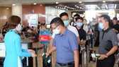 Visitors arrive in Phu Quoc Airport in Kien Giang Province.