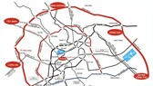Map of  three Ring Road 4