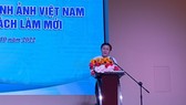Vice Chairman of the People's Committee of Ba Ria-Vung Tau Province Le Ngoc Khanh speaks at the conference.