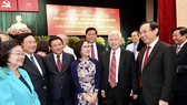 Leaders of the Party, State and HCMC attends the conference.