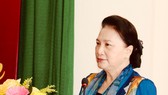 Chủ tịch Quốc hội Nguyễn Thị Kim Ngân phát biểu tại buổi lễ