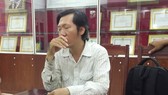 Nguyễn Tấn Quan, đối tượng giả danh phóng viên Báo SGGP khi bị phát hiện, bắt giữ tại Hội Liên hiệp Phụ nữ TPHCM