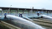 Việc cúp nước hoặc nước yếu xảy ra do thay mới van tại Nhà máy nước Thủ Đức