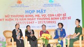 Buổi họp mặt ý nghĩa của những nữ thương binh trên quê hương Đất thép thành đồng