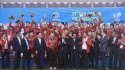 Đội U23 Việt Nam vô địch cùng nhiều kỷ lục được ghi. Ảnh: Dũng Phương