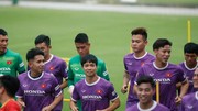 Đội tuyển Việt Nam trên sân tập chiều 26-5