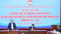 Hội nghị trực tuyến tập huấn công tác kiểm tra, giám sát bầu cử 