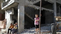 Cảnh đổ nát sau các cuộc giao tranh giữa Israel và Phong trào Hồi giáo Hamas tại Beit Hanoun, Dải Gaza, ngày 7-6-2021. Ảnh: TTXVN