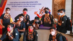 U23 Malaysia đã có mặt ở Phú Thọ để chuẩn bị cho trận bán kết gặp U23 Việt Nam. ẢNH: DŨNG PHƯƠNG