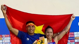 Đoạt vô địch cùng tổ tiếp sức 4x400m, Nguyễn Thị Huyền có tấm HCV thứ 10 ở SEA Games ảnh 3