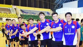 CLB bóng chuyền Cấp nước Chợ Lớn (Quận 5) là cái tên quen thuộc trong làng bóng chuyền TPHCM. Ảnh: PHÚC NGUYỄN