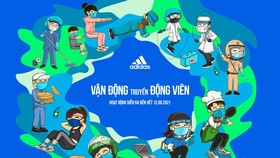adidas phát động "Vận động truyền Động viên" tới những ai đang tham gia phòng chống dịch.