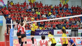 Vòng 2 giải bóng chuyền VĐQG 2021 chưa xác định ngày trở lại. Ảnh: DŨNG PHƯƠNG