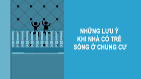 Những lưu ý khi nhà có trẻ sống ở chung cư