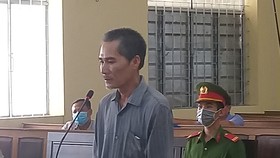 Bị cáo Lê Văn Thảo tại phiên xét xử phúc thẩm
