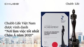 Chubb Life Việt Nam tiếp tục được vinh danh “Nơi làm việc tốt nhất châu Á năm 2021”