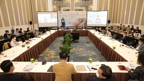 Các đại biểu cùng thảo luận về các giải pháp nhằm tăng cường nhập viện hợp lý tại Việt Nam