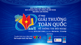 Giải thưởng toàn quốc về thông tin đối ngoại lần thứ VII sẽ phát trực tiếp trên VTV1 ngày 28-11