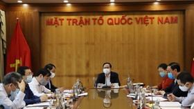 MTTQ họp bàn về triển khai nội dung kiểm tra, giám sát bầu cử