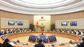 Chính phủ họp phiên thường kỳ tháng 2-2021. ẢNH: VIẾT CHUNG
