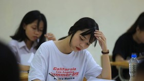 Thí sinh dự kỳ thi tốt nghiệp THPT 2020. Ảnh: QUANG PHÚC