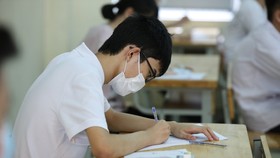 Thí sinh dự thi tốt nghiệp THPT 2021. Ảnh: QUANG PHÚC