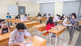 Thí sinh dự thi tốt nghiệp THPT 2021. Ảnh: QUANG PHÚC