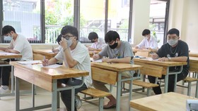 Thí sinh dự thi tốt nghiệp THPT 2021. Ảnh: QUANG PHÚC